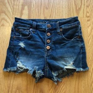 High-rise AEO Denim Shorts